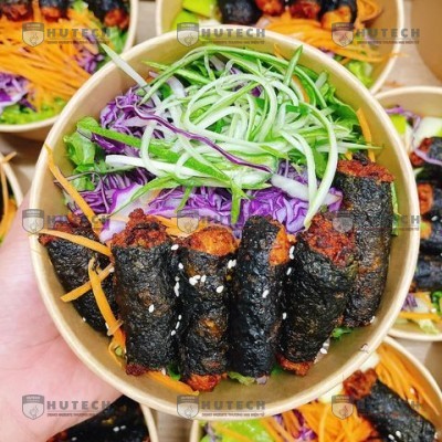 CƠM GẠO LỨC GÀ VIÊN SỐT BƠ TỎI