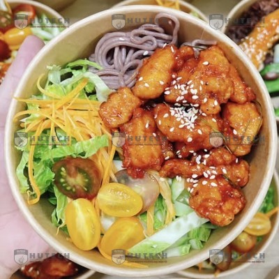 Bún Lứt Gà Xốt Chua Ngọt