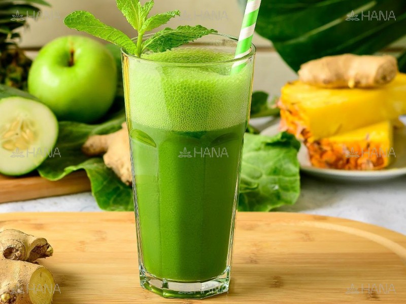 Nước Ép Cần Tây-Táo-Dứa-Dưa Chuột