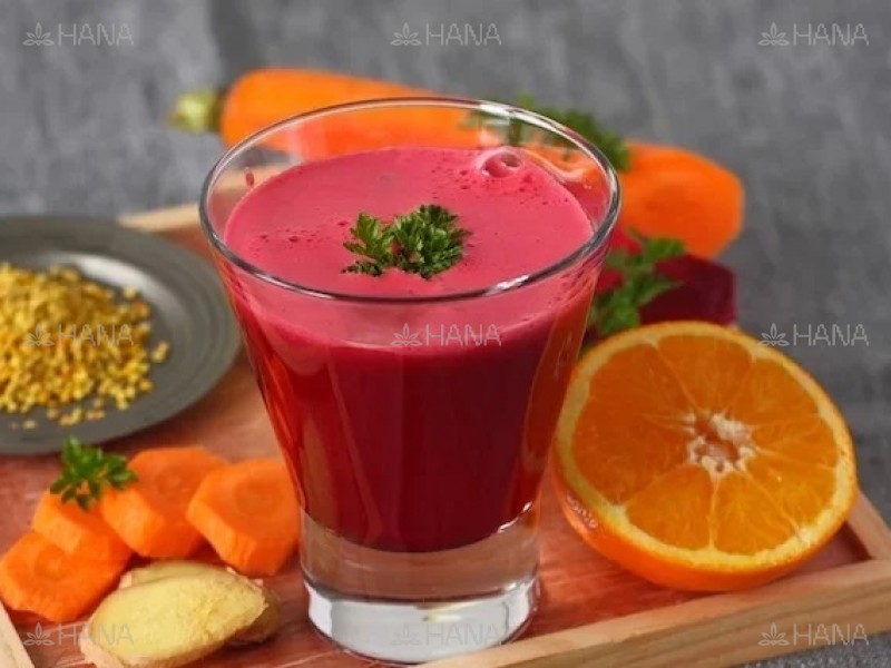 Nước Ép Cam-Củ Dền- Cà Rốt
