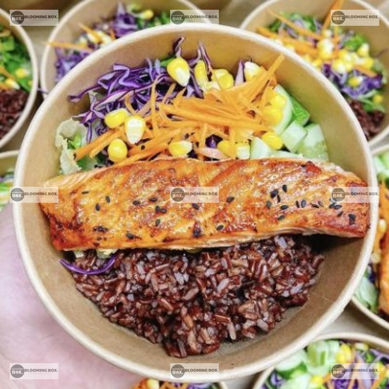 Cơm lứt cá BASA Sốt Teriyaki