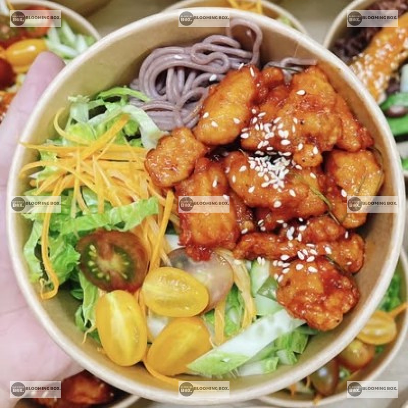 Bún Lứt Gà Xốt Chua Ngọt