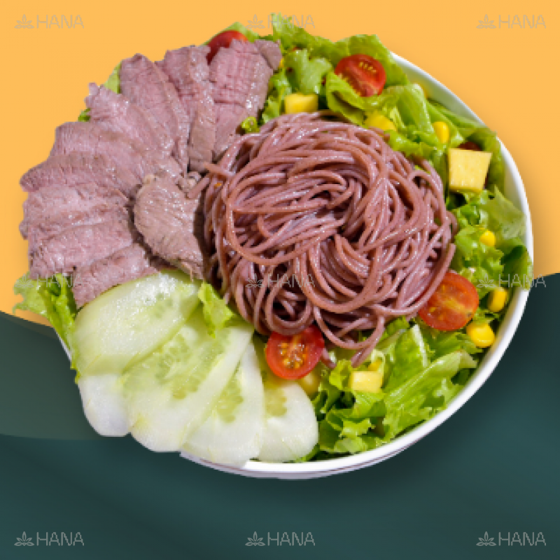 Bún Gạo Lứt Trộn Bò