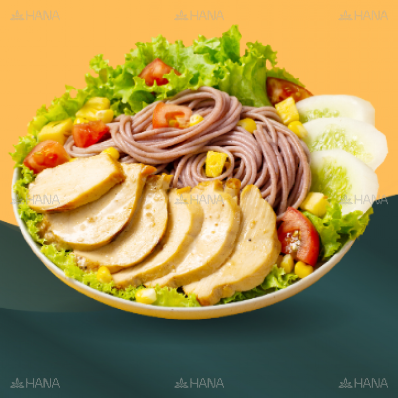 Bún Gạo Lứt Gà Nướng Mật Ong